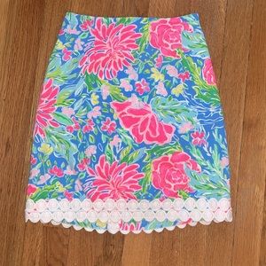 Lily Pulitzer floral skirt.  NWOT.